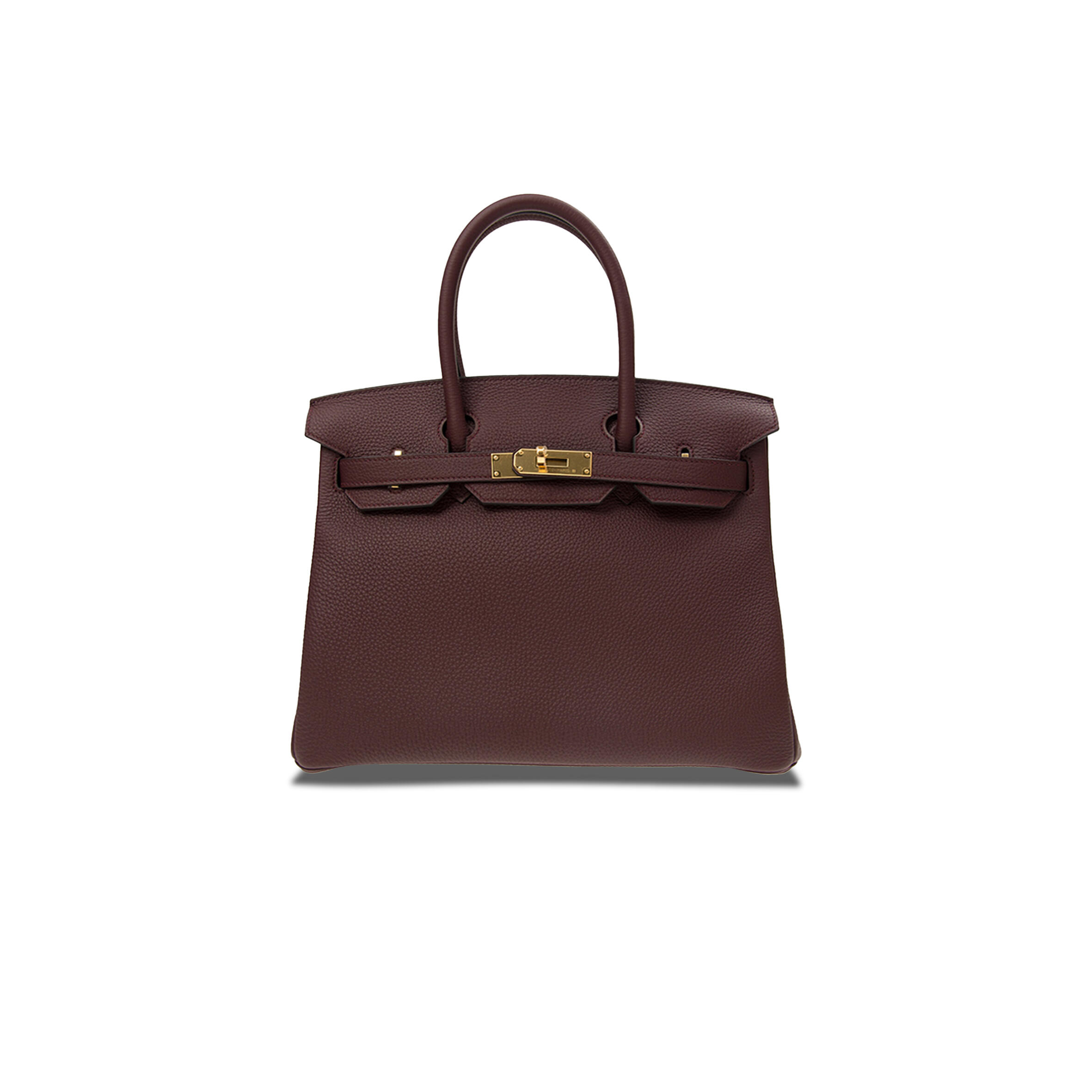 H**me5 BIRKIN 25 TOGO LEATHER SADDLE RED GOLD BUCKLE H028369CC0G (25*20*13cm) Master Quality